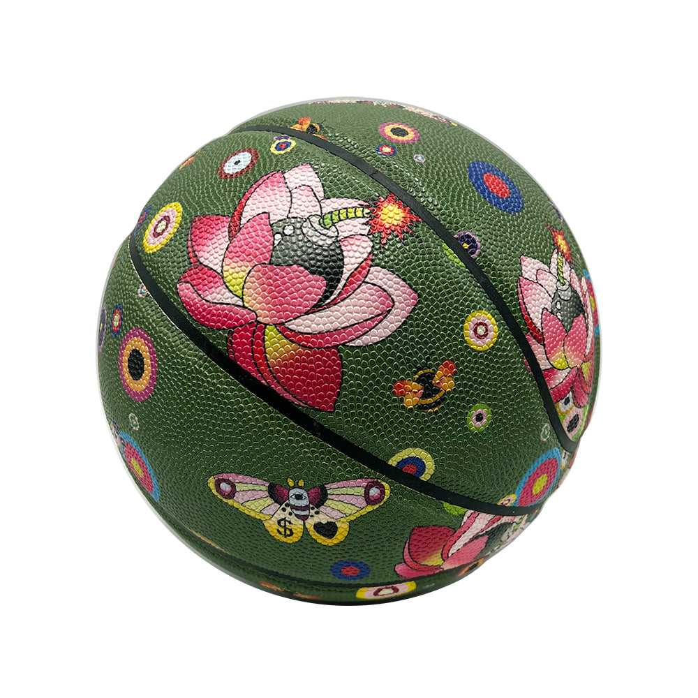 Flower Bomb Basketball - Sage (1 of 1)