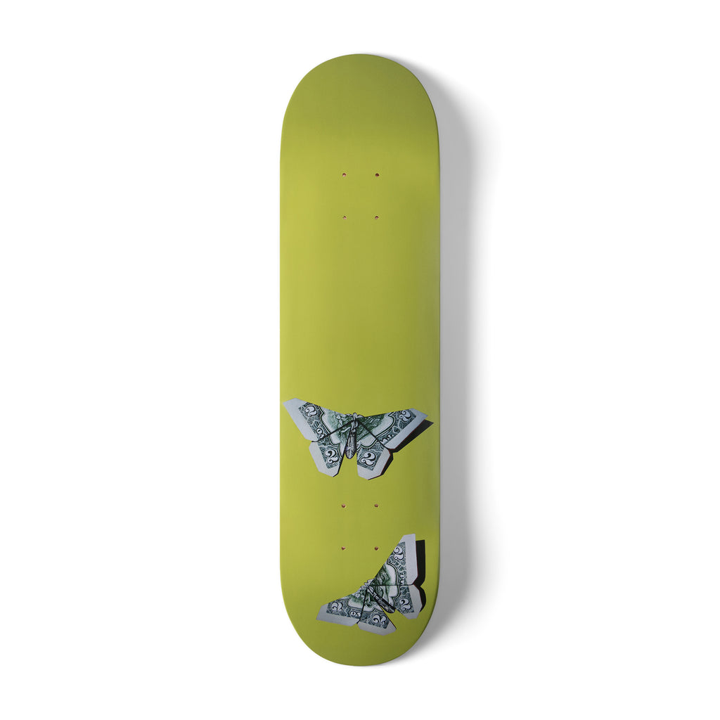Moneyfly Skate Deck - Olive