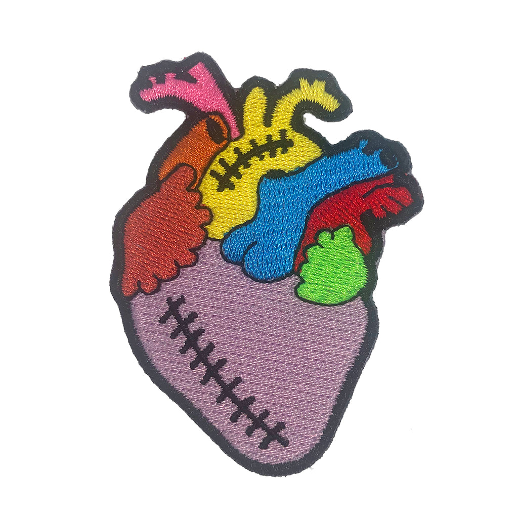 Colorblock Heart - Patch