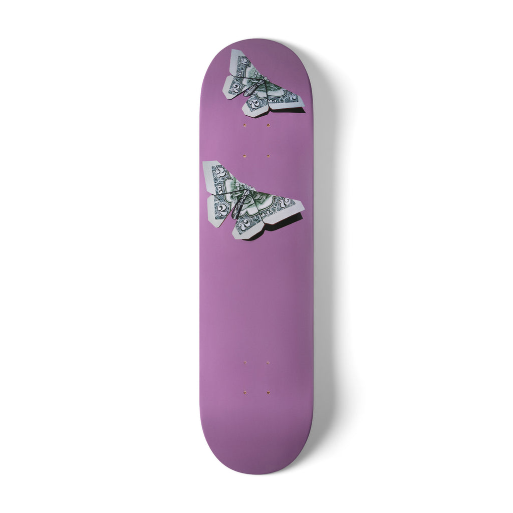 Moneyfly Skate Deck - Plum