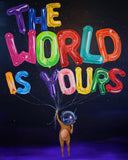 The World Is Yours - Rolled Canvas Print